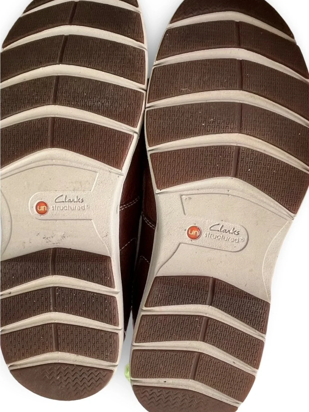 Clarks Jarwin Edge Boat Shoes Brown Leather Men’s Sz 8.5
